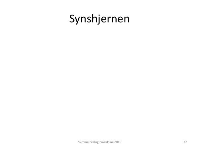 svimmelhed og hovedpine